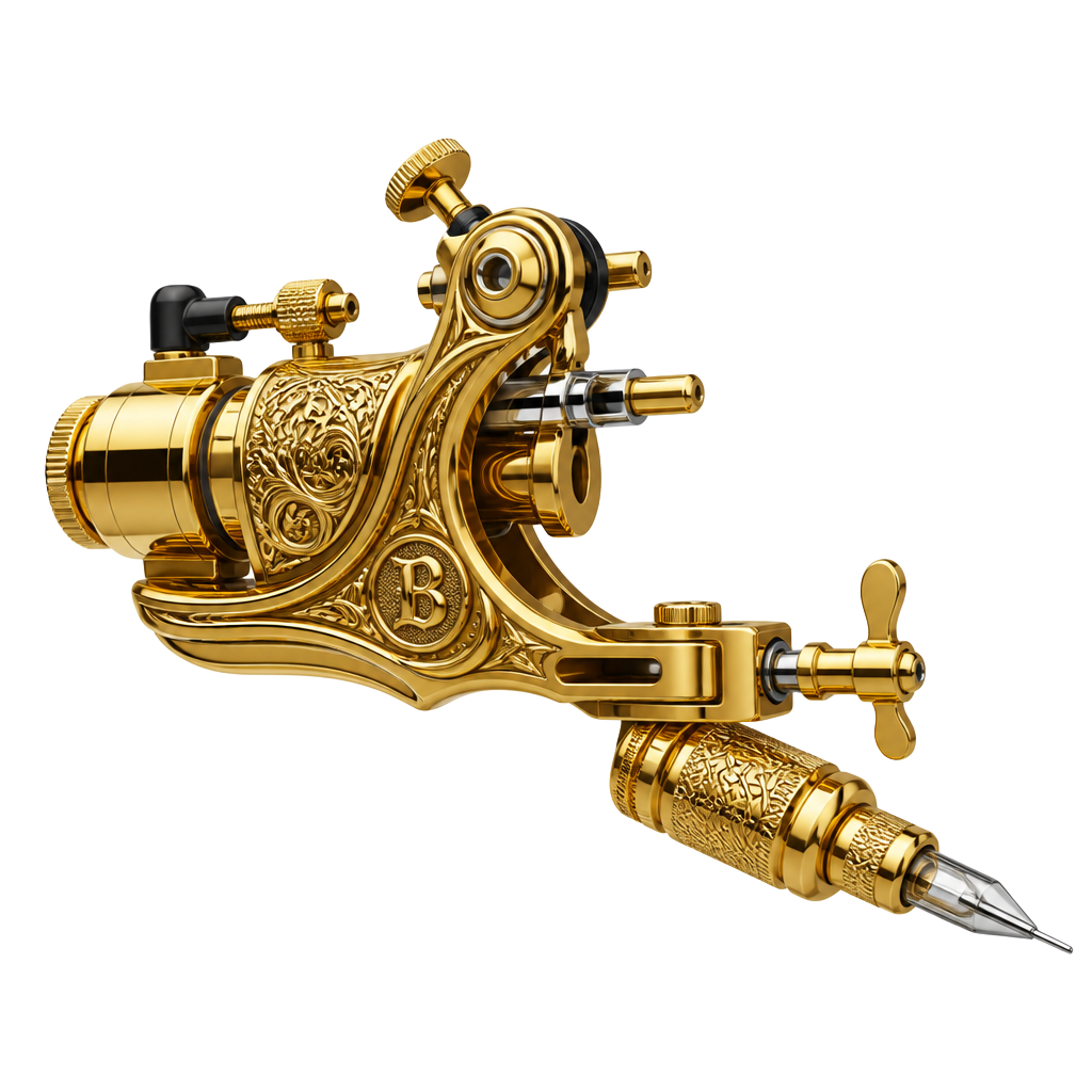 Goldene Rotary-Tattoomaschine